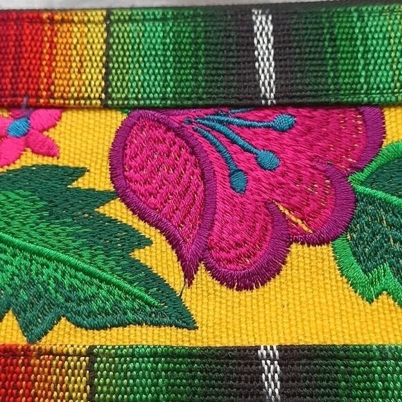 Colorful Global Tapestry Corner Zip wallet Black OS - Picture 4 of 5